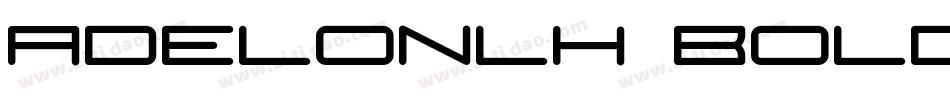 AdelonLH Bold字体转换